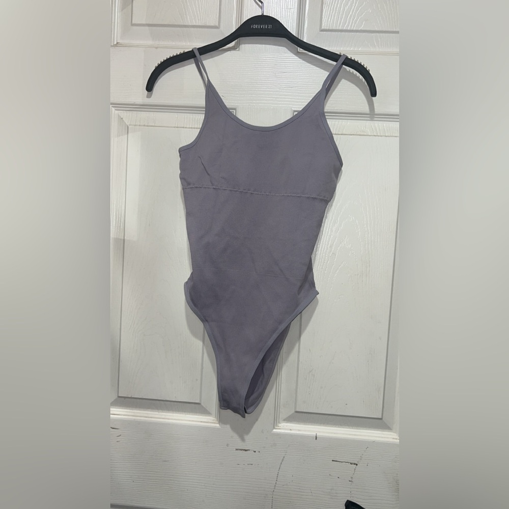 Grey bodysuit with adjustable straps. Size M #lingerie #bodysuit